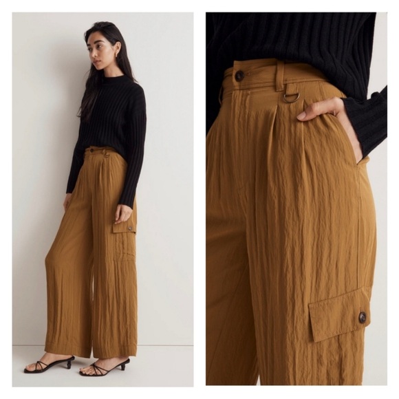 Madewell Harlow Wide Leg Cargo Pant- NWT - Picture 2 of 5